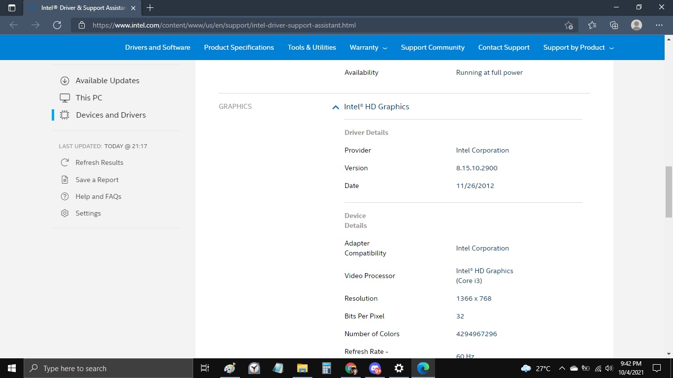 intel core i5 650 3.2 ghz graphics driver